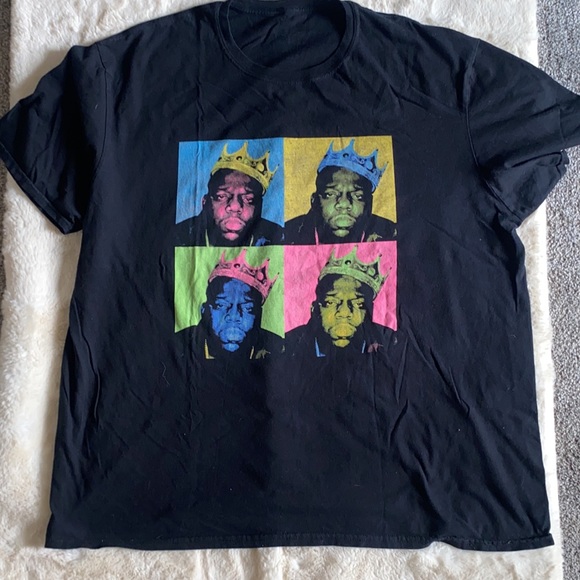 The Notorious BIG | Black Graphic Print Short Sleeve Crew Neck T shirt | Men XXL - Picture 1 of 6